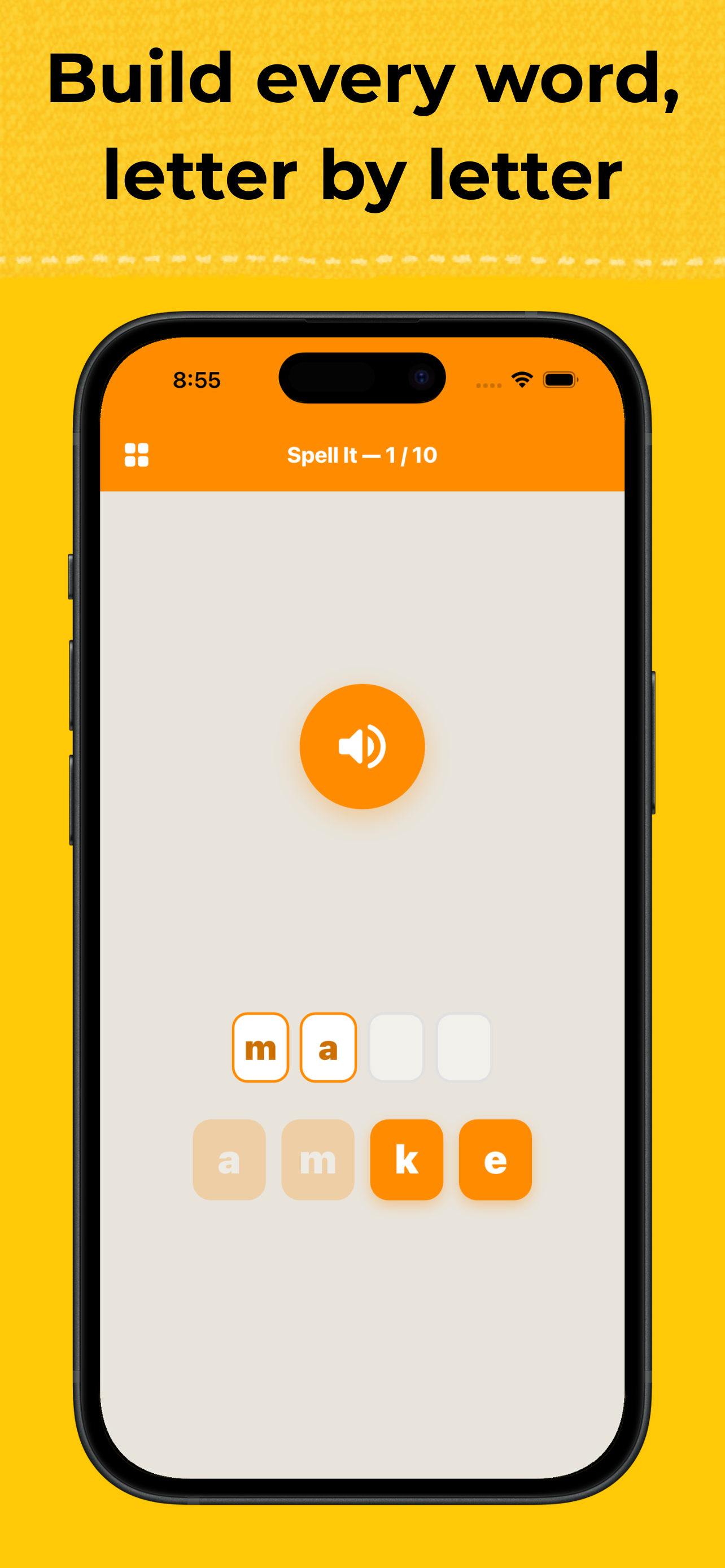 Word Wizard Spell It game screenshot